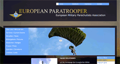 Desktop Screenshot of european-paratrooper.de